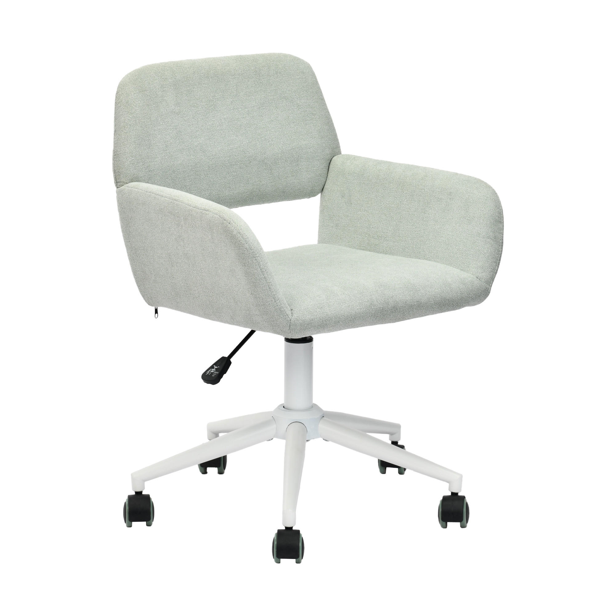 DREHSTUHL Grün - Grün, Textil/Metall (54/85/56cm) - Urban Meuble