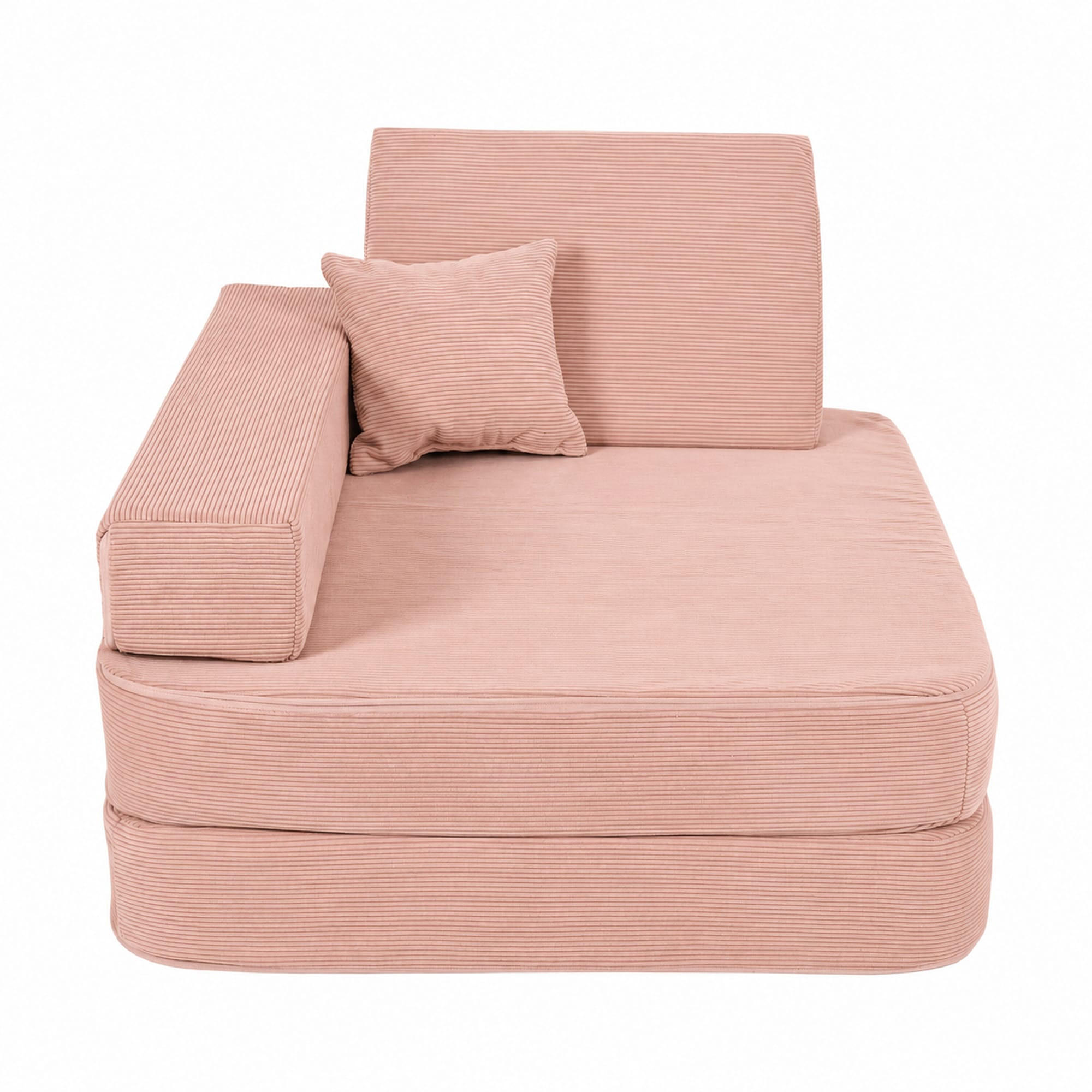 KINDERSESSEL Cordsamt Ziegel - Dunkelorange, Textil (80/24/80cm) - AngeLove