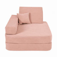 KINDERSESSEL Cordsamt Ziegel - Dunkelorange, Textil (80/24/80cm) - AngeLove