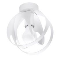 DECKENLEUCHTE Metall Muster Weiß - Weiß, Metall (16/16/21cm)