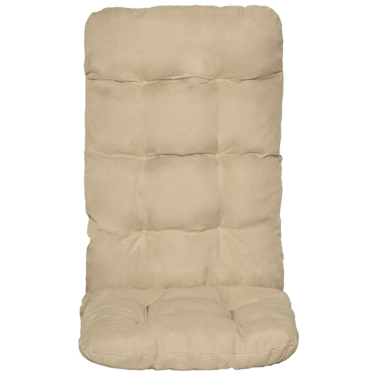 HOCHLEHNERAUFLAGE Flair HL 120/50/8cm Natur (2tlg) - Naturfarben, Textil (50/8/120cm) - Beautissu 