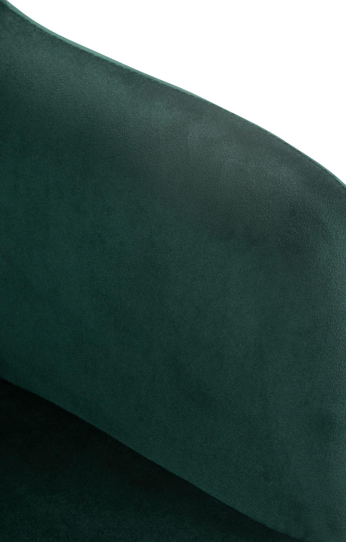 BARHOCKER Samt grün - Chromfarben/Grün, Textil (57/97/59cm) - CLP