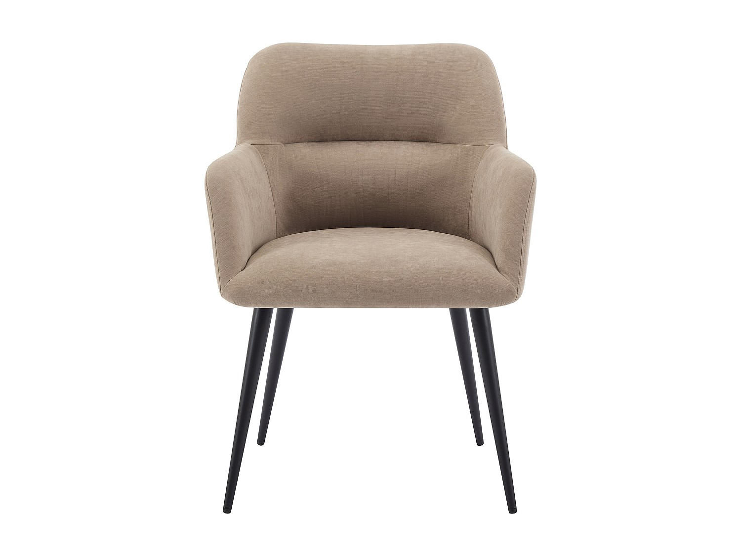 STUHL - 59.5 cm x 61 cm - Stoff - Beige - HEKA - Beige, Textil (59.5/78/61cm) - Vente-Unique