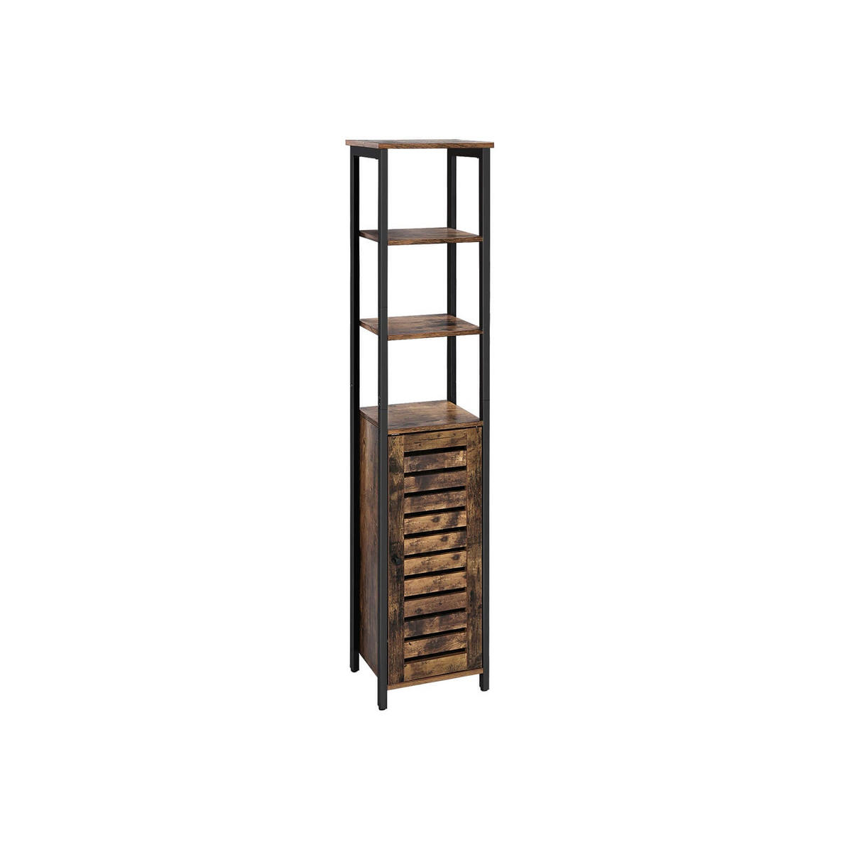 HOCHSCHRANK KÜCHENREGAL - Braun, Holzwerkstoff (30/167/37cm) - Hansiro