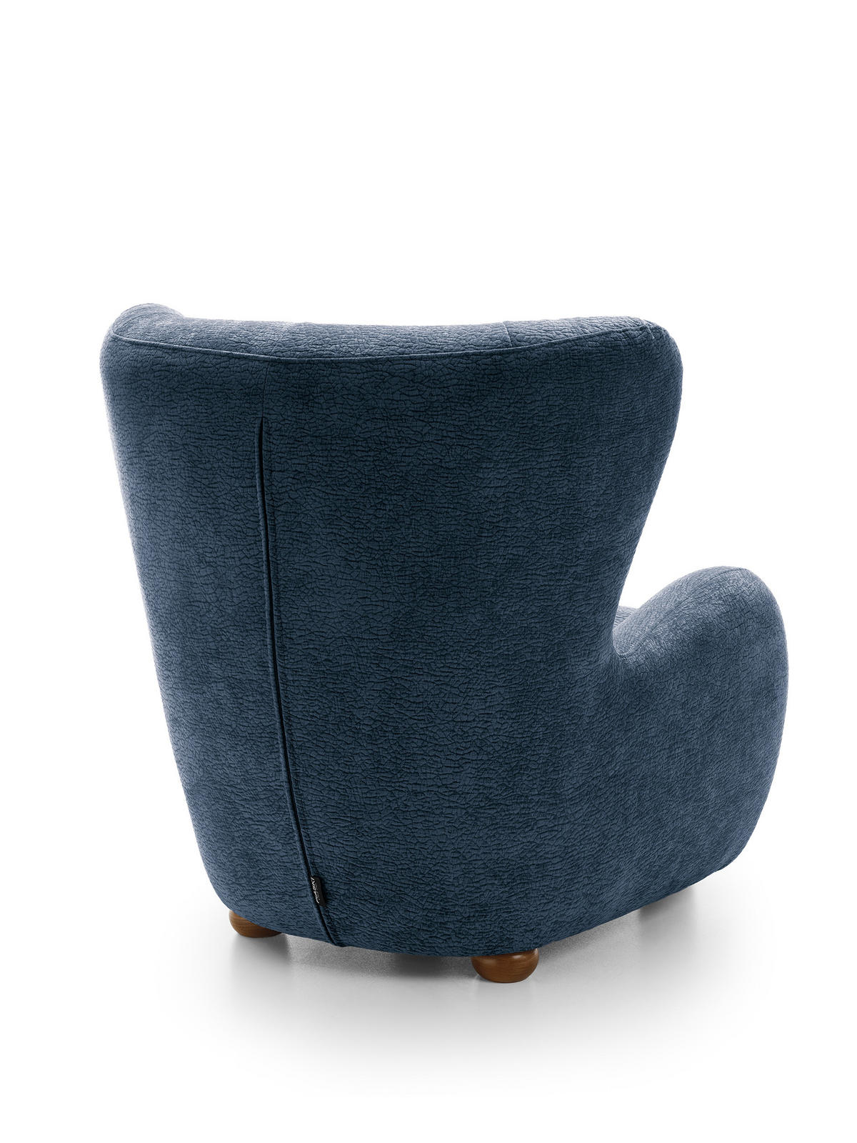 SESSEL MIST, Polstersessel Klassisch Loungesessel, Chenille-Stoff Blau - Blau, Holz/Holzwerkstoff (88/91/100cm) - MASSENO