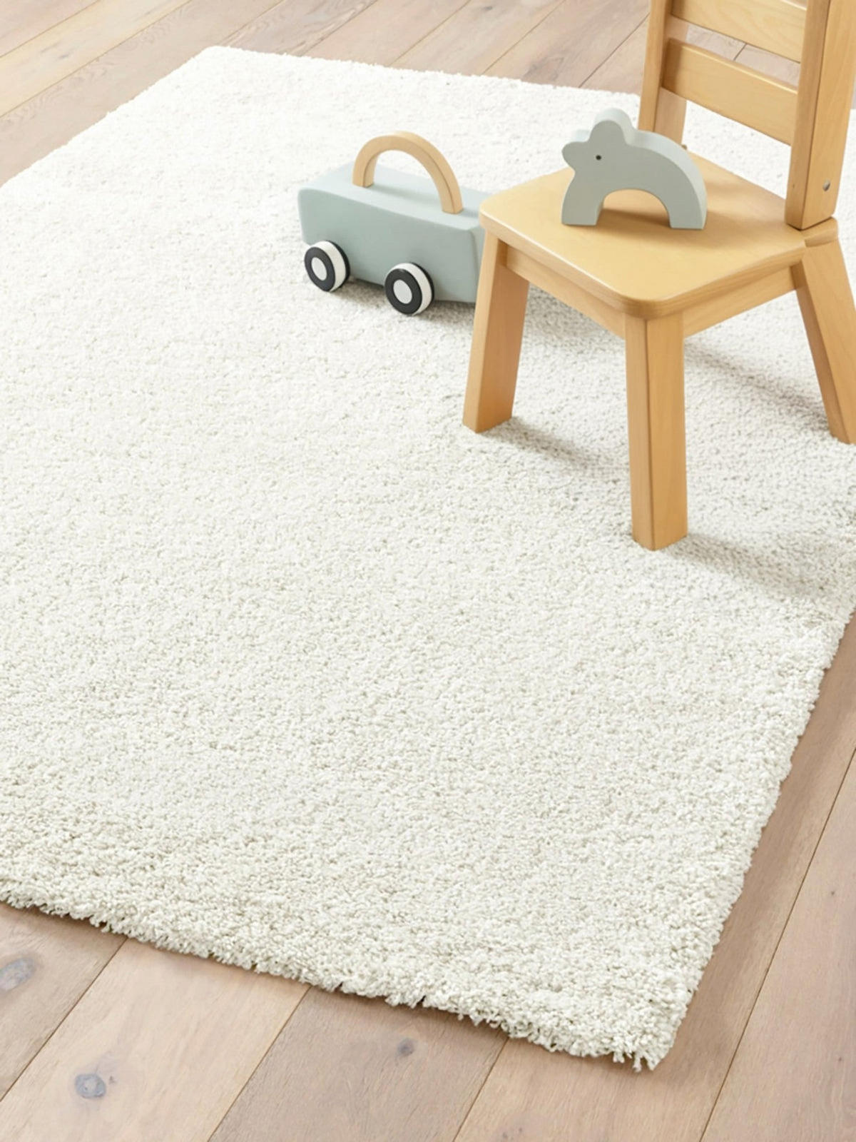 TEPPICH im ethnischen Stil weich und voluminös weiß - Weiß, Textil (160/230cm) - AFK Living