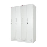 SPIND 2er Set Elephant 2 Abteil komplett montiert - Hellgrau/Grau, Metall (60/180/50cm) - PROREGAL