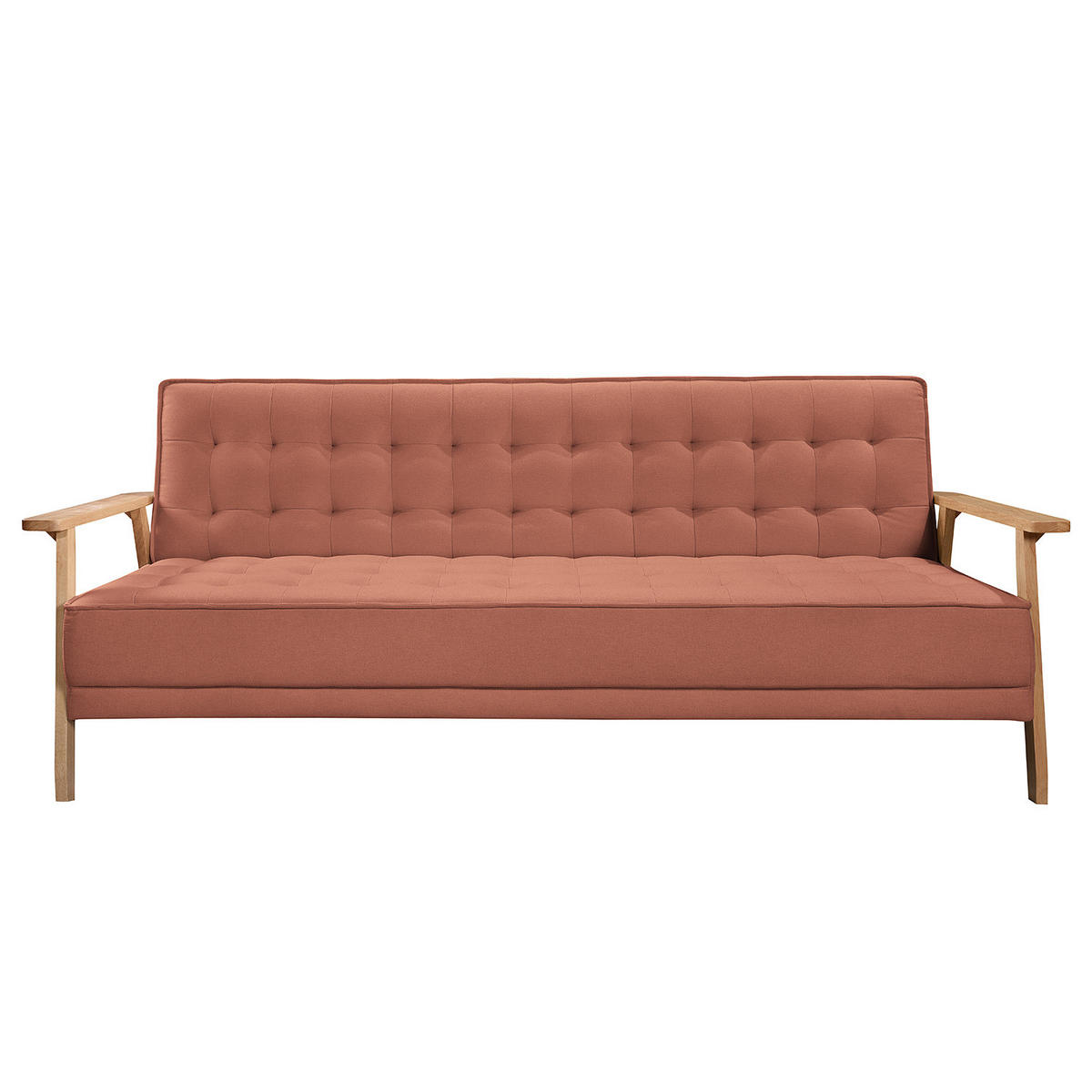 SCHLAFSOFA - Koralle, Birkenholz/Textil (204/85/86cm) - home24