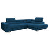 ECKSOFA Torezio, Seite: Rechts - Blau, Holz/Textil (274/203cm) - MIRJAN24