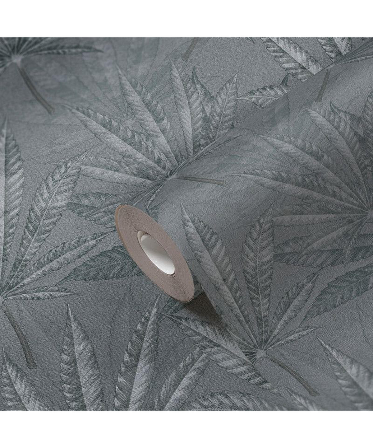 VLIESTAPETE Grau 53/1005 cm - Grau, Textil (53/1cm) - KUNSTLOFT