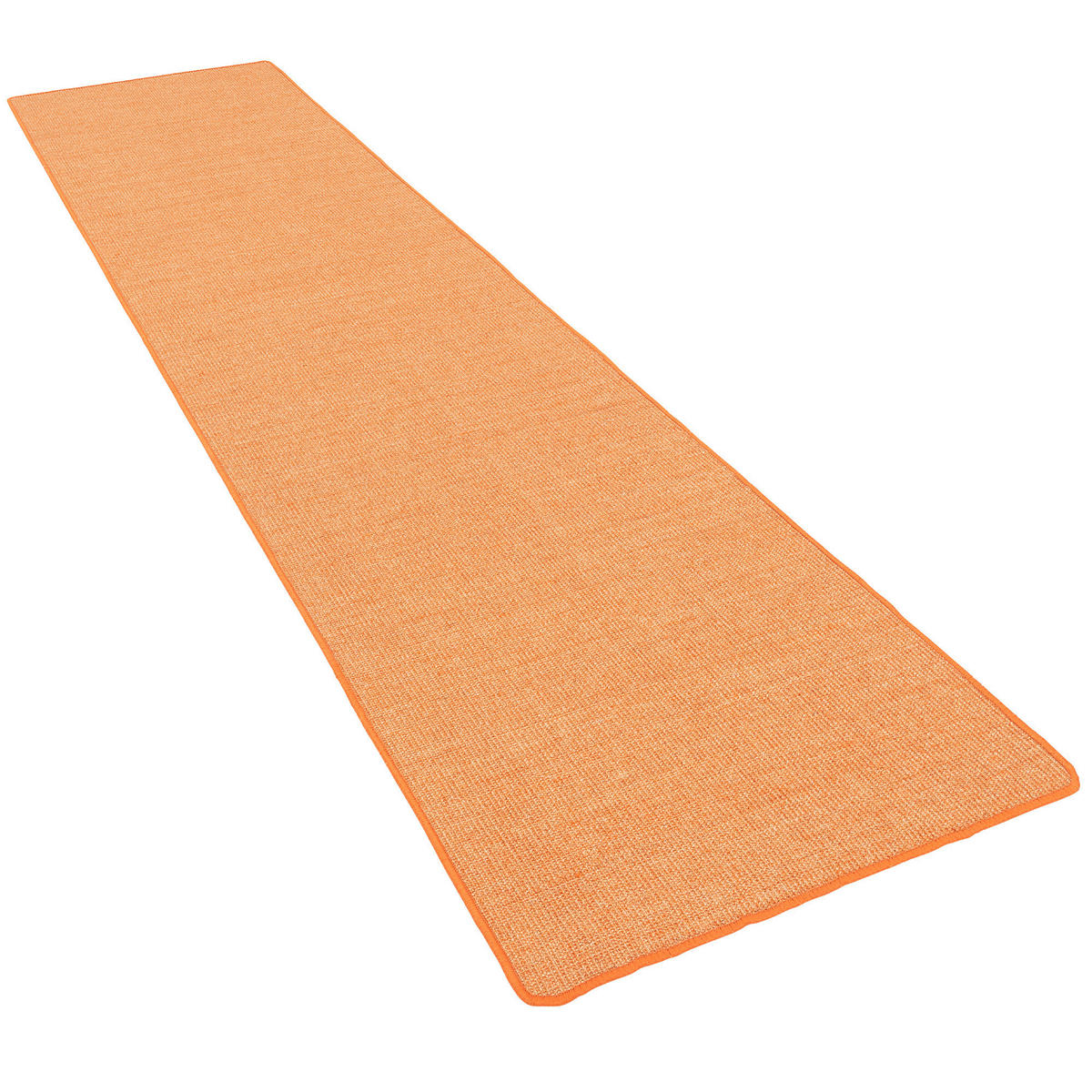 SISAL NATUR LÄUFER TEPPICH - Orange, Textil (100/100cm) - Snapstyle