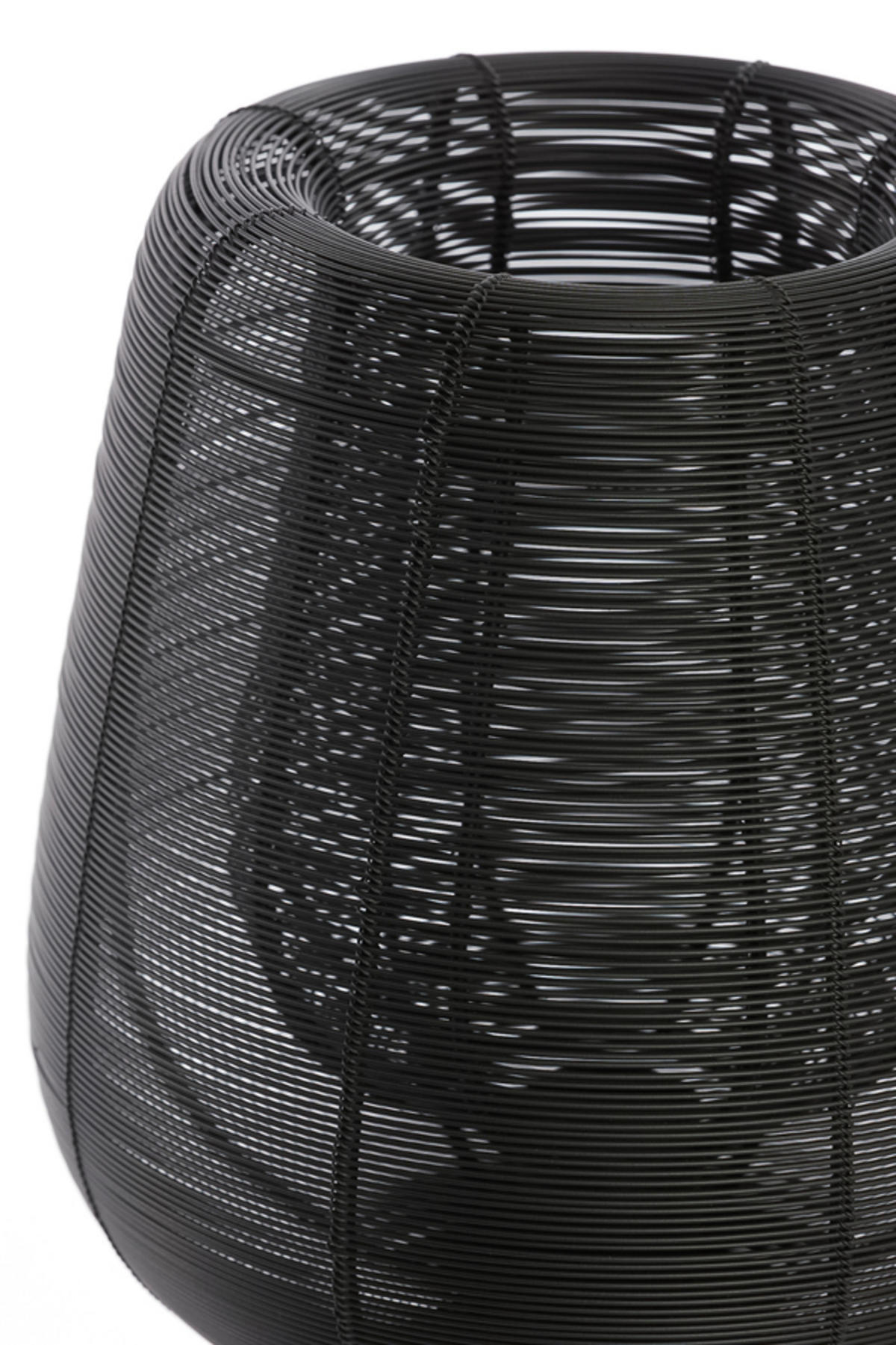 TISCHLAMPE Aboso Schwarz Ø24/54 cm - Schwarz, Metall (24/24/54cm) - Light & Living