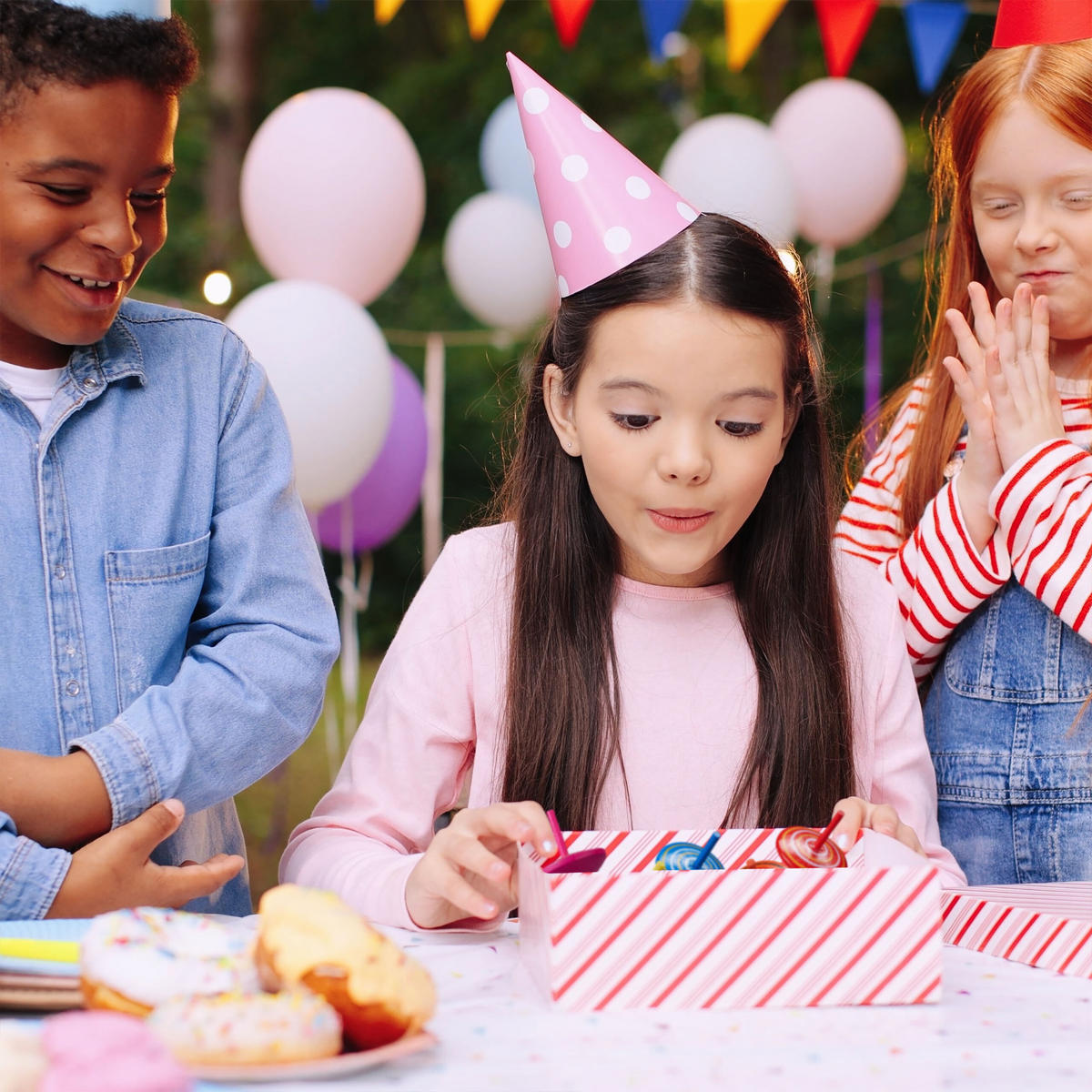 24xKREISEL - Multicolor, Holz (4/4.5/4cm) - Relaxdays