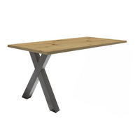 SCHREIBTISCH Edit 2 120 x 70 x 75 Computertisch graphit/asteiche - Naturfarben, Holz (120/70/75cm) - 58aufmkessel