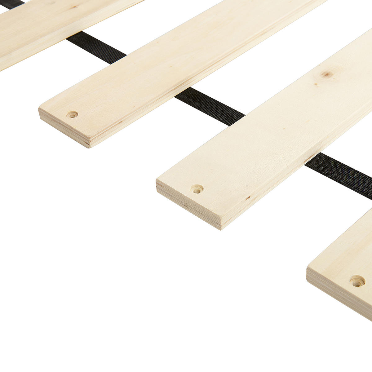 BETT mit Lattenrost 160x200 cm Heller Holzfarbton Ervillers - Hellbraun, Holzwerkstoff (160/200cm) - Beliani