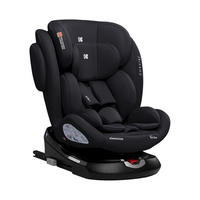 KINDERSITZ i-Felix i-Size schwarz (40-150cm) Isofix Top Tether 360 Grad Drehung - Schwarz, Kunststoff (48/59/48cm) - Kikka boo