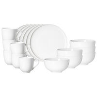 FRÜHSTÜCKS-SET Skagen weiß 18er Set - Weiß, Keramik (1/1/1cm) - Ritzenhoff Breker