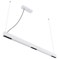 LED HÄNGELEUCHTE Glas Weiß matt - Weiß, Glas (120/3.5/100cm) - Globo Lighting