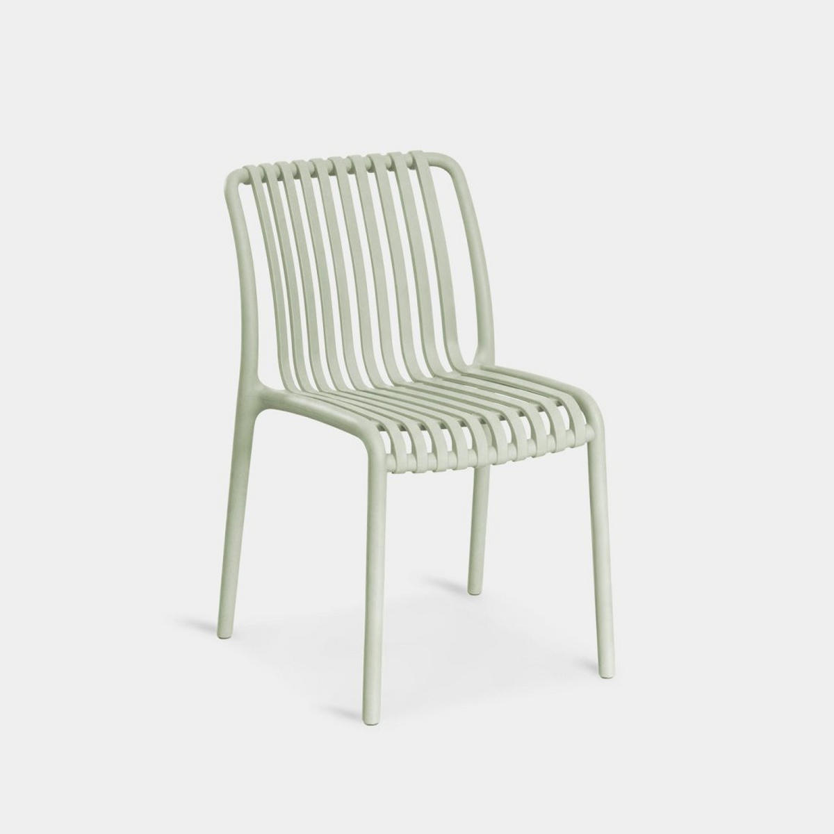 STUHL FÜR DRAUSSEN Ollie Grün 45 cm x 78 cm - Grün, Kunststoff (45/78/62cm) - Klast Home