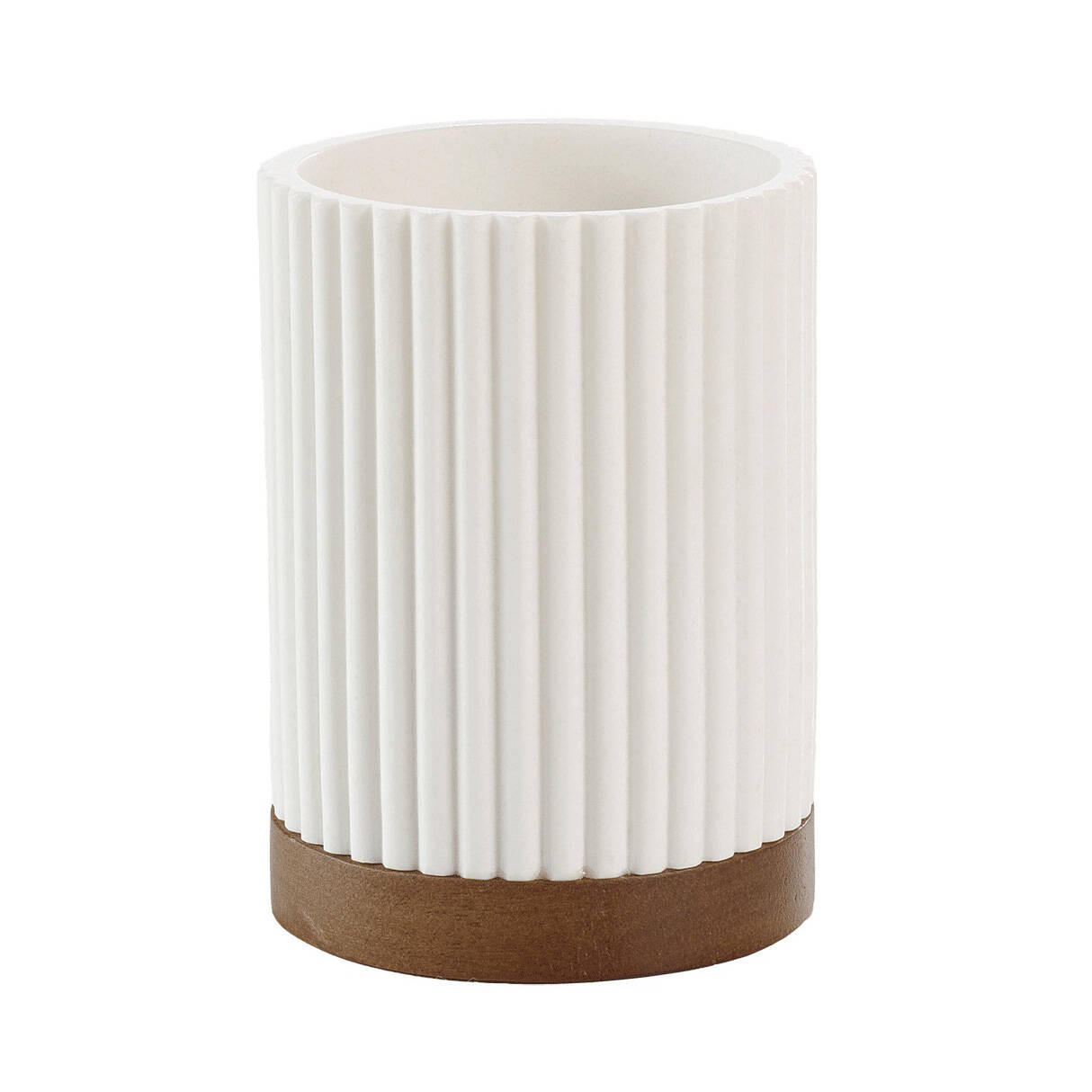 ZAHNPUTZBECHER Niagara 8/10,8 cm - Weiß, Kunststoff (8/10.8/8cm) - Douceur d´intérieur