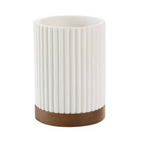 ZAHNPUTZBECHER Niagara 8/10,8 cm - Weiß, Kunststoff (8/10.8/8cm) - Douceur d´intérieur
