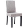 ESSZIMMERSTUHL Ines Stoff, Gestell Holz Schwarz Hellgrau - Schwarz/Grau, Holz/Textil (41/91/47cm) - TPFLiving