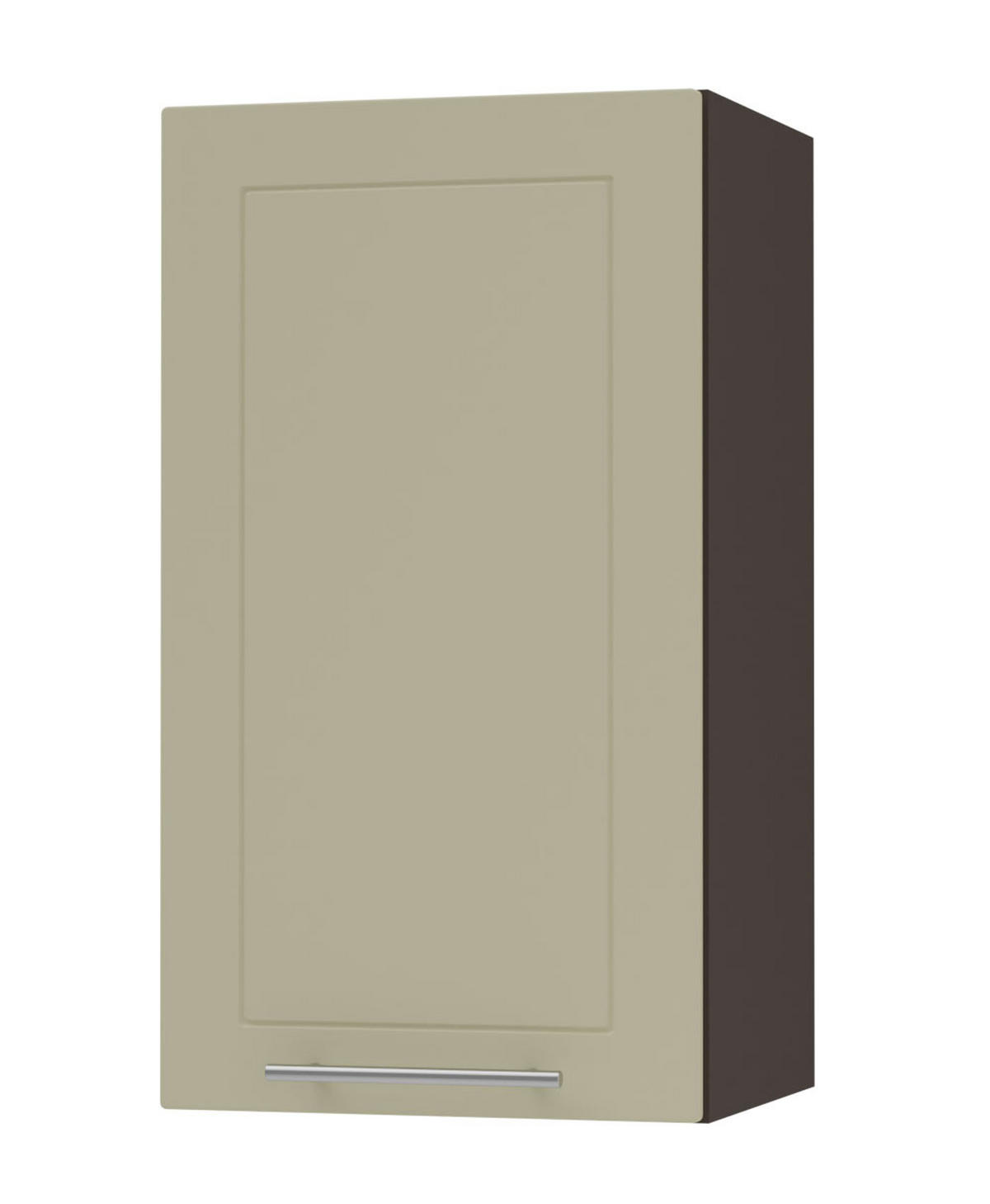 KÜCHENHÄNGESCHRANK Kvantum W2/40 Vanille Matt / Lava Matt 40 / 32,5 / 72cm - Dunkelgrau/Creme, Holz/Holzwerkstoff (40/72/32.5cm) - Feldmann-Wohnen