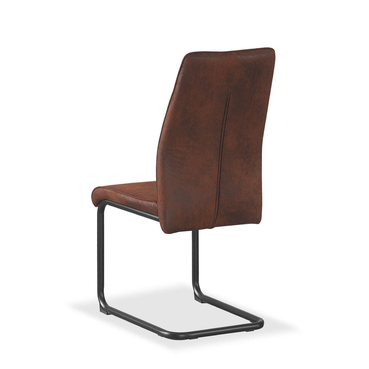 SCHWINGSTUHL THEO Braun 4 Stück - Braun, Textil/Metall (44/98/58cm) - B&D Home