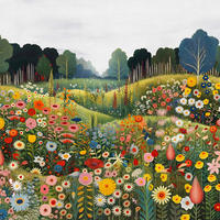 FOTOTAPETE Glenwhan Day - Grün, Papier/Kunststoff (250/400cm) - Graham & Brown