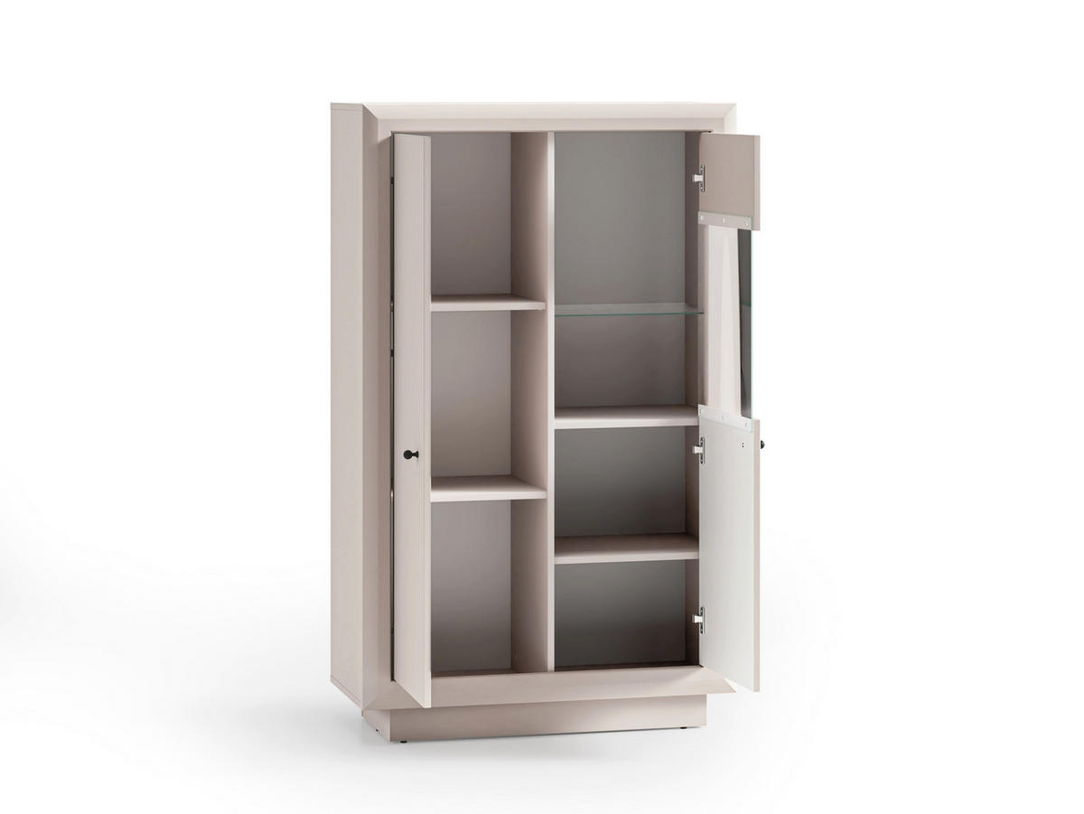 VITRINE – SOLO 04 – 92 cm – Solo – Kaschmir - Kaschmir, Holzwerkstoff (92/150/40cm) - hi-markt