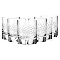 WHISKYGLÄSER SAGA ROYAL CUT, 6ER-SET, 310 ML - Transparent, Glas (0.31L) - Krosno Glass