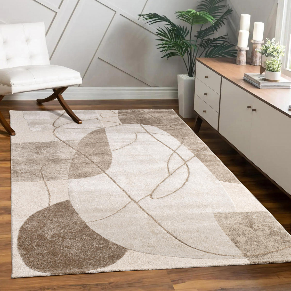 KURZFLORTEPPICH 80/300 cm Tuana 217 - Beige, Textil (80/300cm) - Paco Home