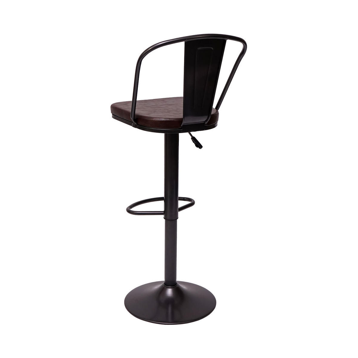 BARHOCKER H10A Schwarz, Braun 2er-Set - Schwarz/Braun, Textil (43/112/42cm) - MCW