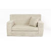 KINDERSOFA aus Kuschel-Cord in Beige - Beige, Textil (83/47/43cm) - Fortisline