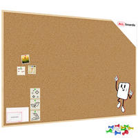 PINNWAND mit Naturholzrahmen 180x120cm - Braun, Holz (180/120/1.8cm) - ALLboards