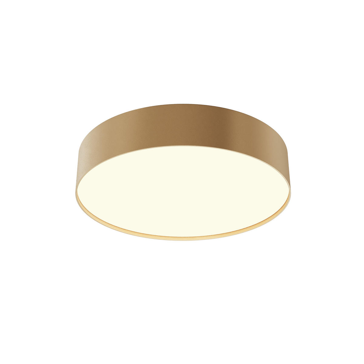DECKENLEUCHTE Zon - Gold - 30/30/6 cm - Goldfarben, Kunststoff (30/30/6cm) - Maytoni