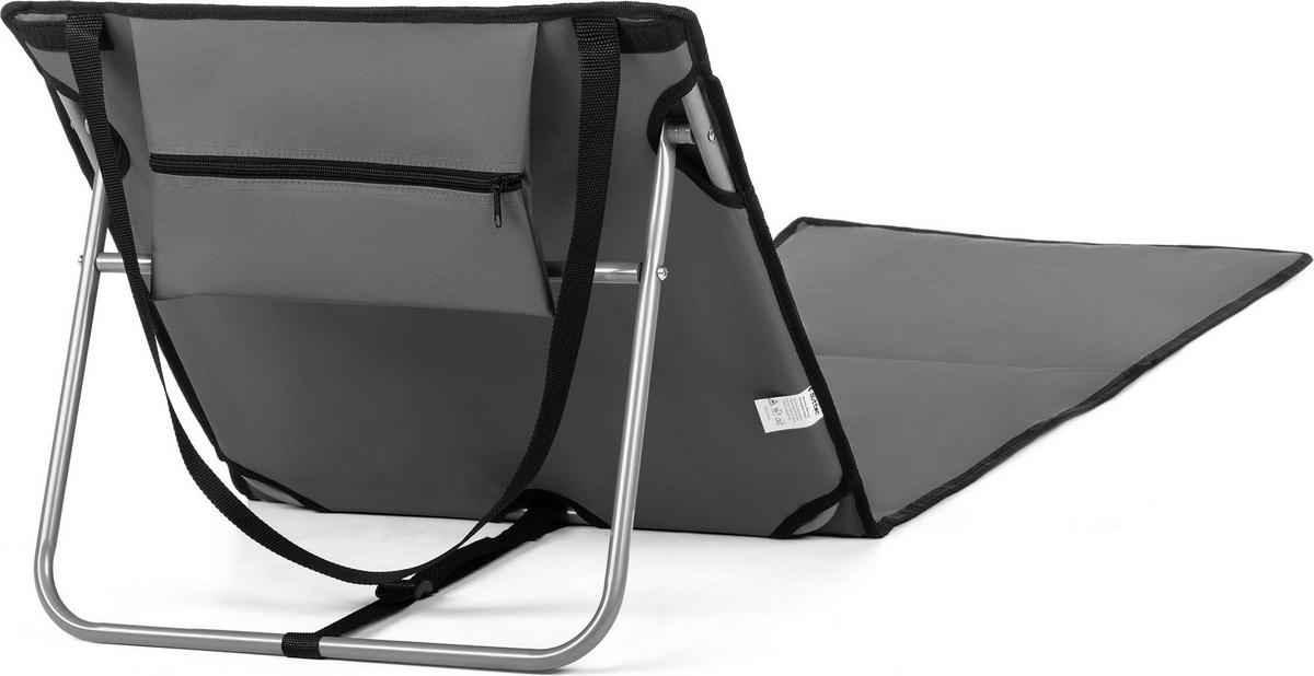 STRANDMATTE 150/49 cm - Grau, Textil (49/0.5/150cm) - Outtec