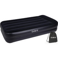 LUFTBETT Luftmatratze selbstaufblasend 195 x 96 x 46 cm mit integrierter Pumpe - Schwarz, Kunststoff (96/195cm) - Avenli