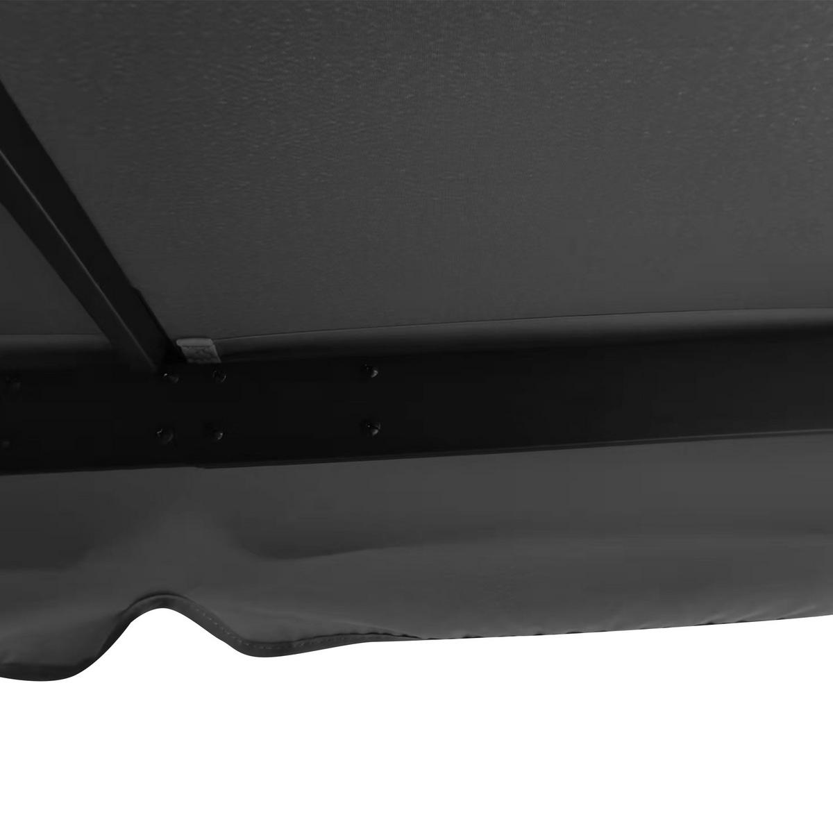 PAVILLON, Dunkelgrau, Aluminium, Metall, Polyester - Dunkelgrau, Metall (296/2.7/296cm) - Outsunny