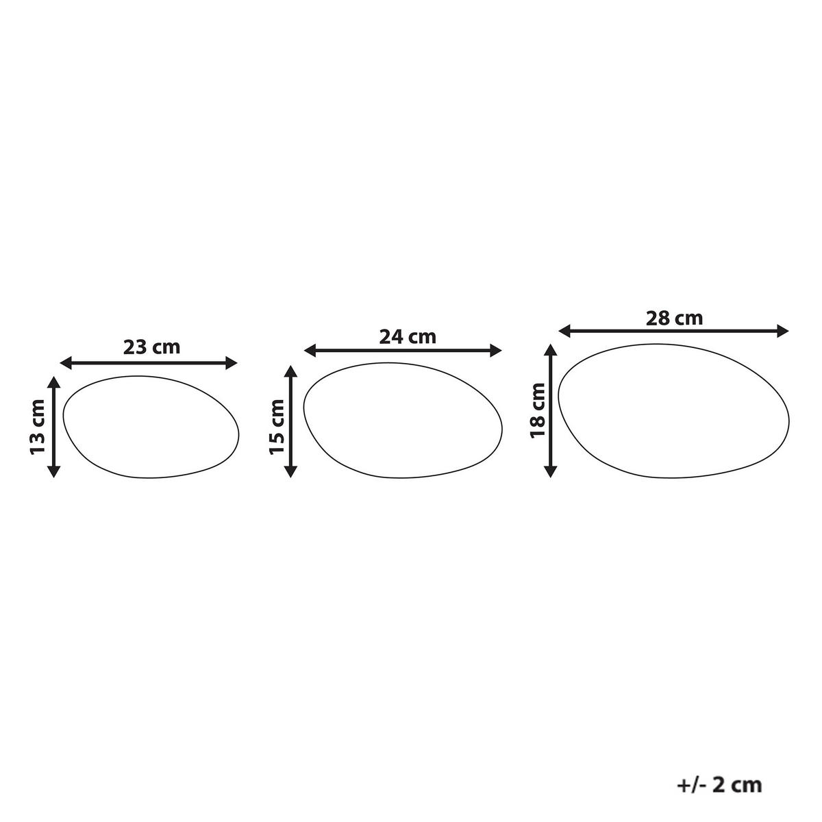 LED-LAMPE Weiß Farallon - Weiß, Kunststoff (28/28/18cm) - Beliani