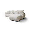 ECKSOFA mit Schlaffunktion TOKYO Wind 02 - Weiß, Textil (280/185cm) - Bedante