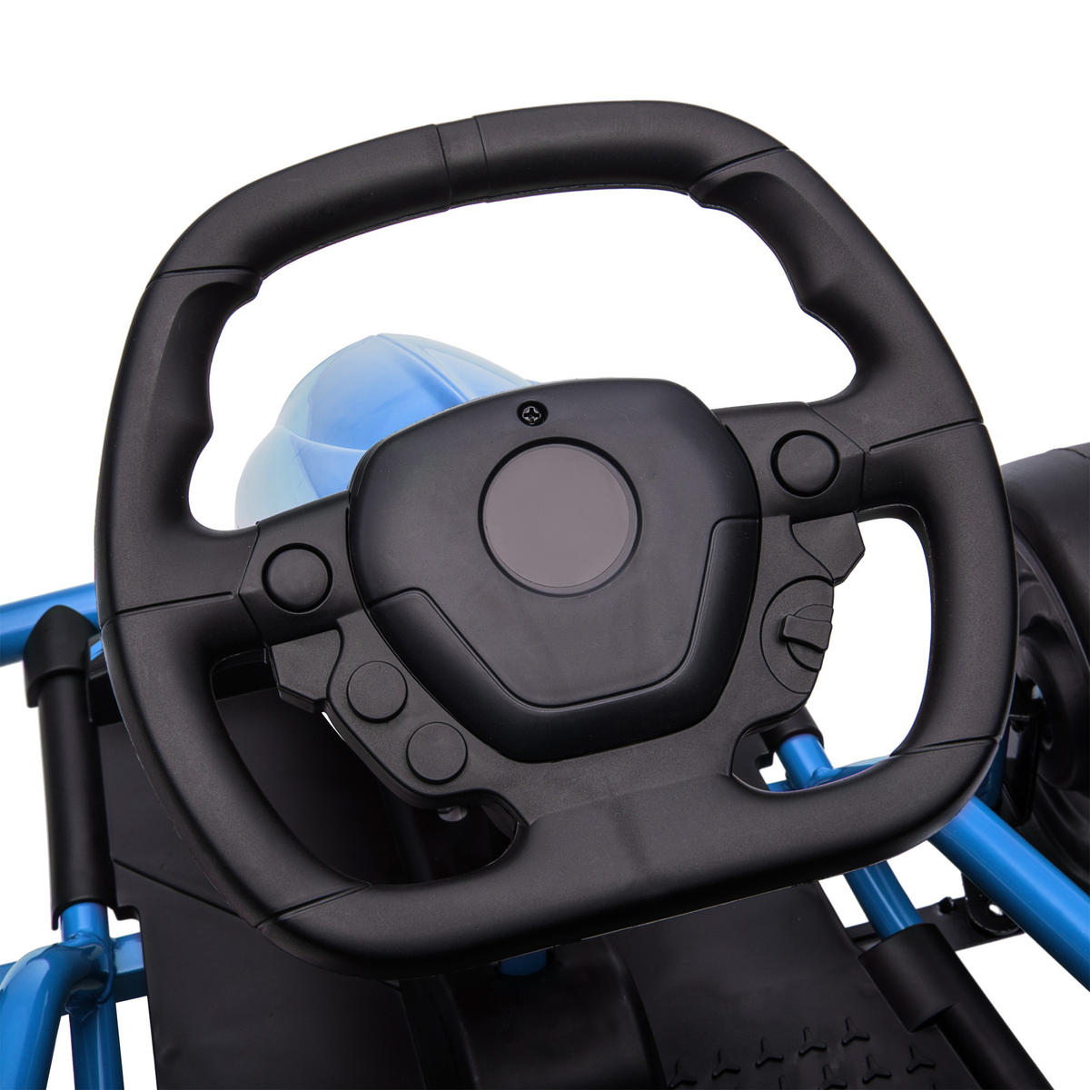 KINDER Elektro Gokart - Blau, Kunststoff/Metall (115/77/54cm) - HOMCOM