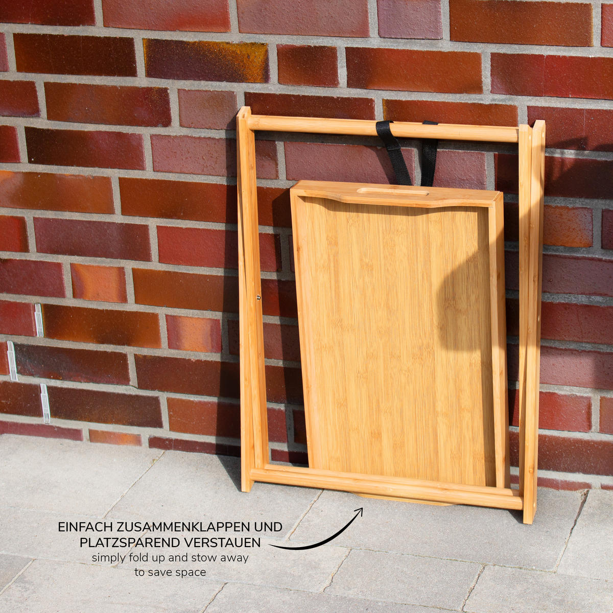 TABLETTTISCH, Bambus - Hellbraun, Holz (55/7/35.5cm) - bremermann