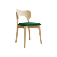 WOHNZIMMER STUHL KT64, Holzfarbe: Buche - Buchefarben/Grün, Holz/Textil (48/80/51cm) - MIRJAN24