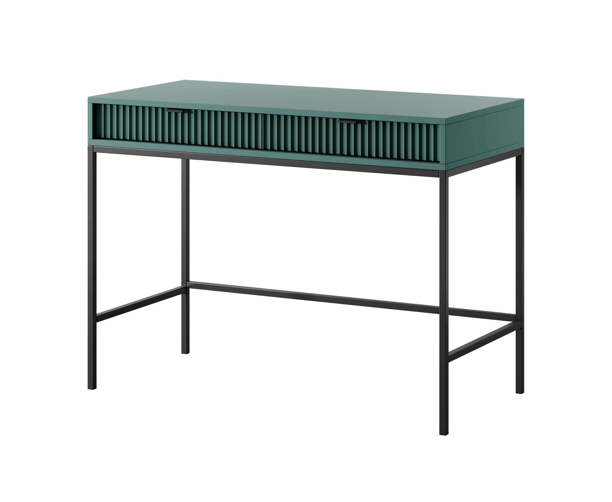 Bettso Schminktisch Grün, Schwarz 104x78x50 cm
