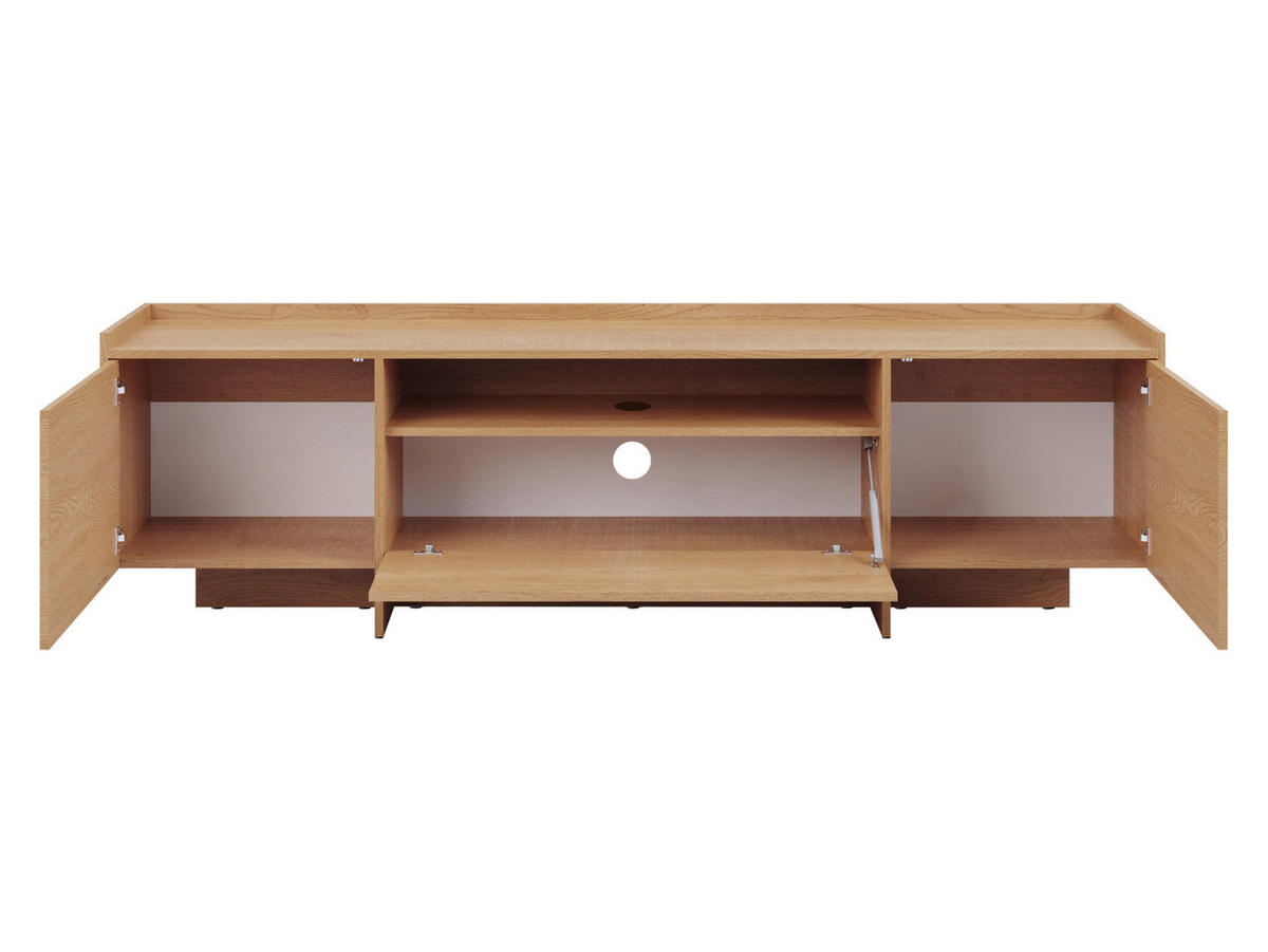 TV-LOWBOARD Japandi - Braun, Holzwerkstoff (197/58/38cm) - MIRJAN24