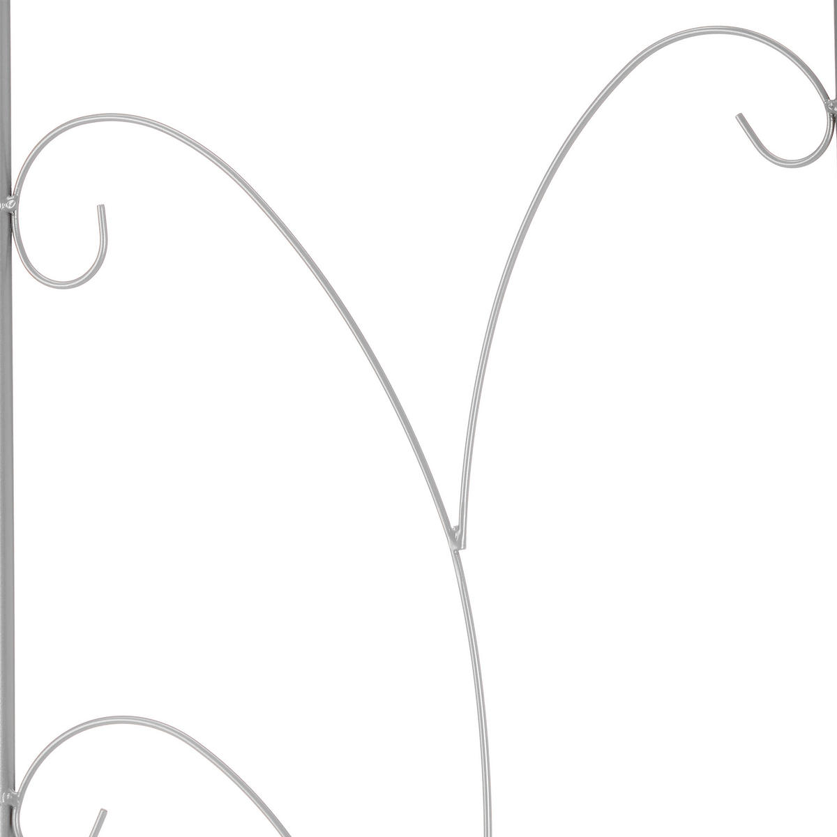 KLEIDERSTÄNDER - Silberfarben, Metall (78/161/36cm) - Relaxdays