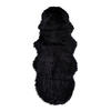 LAMMFELL Künstlich Polyester Schwarz - Schwarz, Textil (60/180cm) - tinkaro