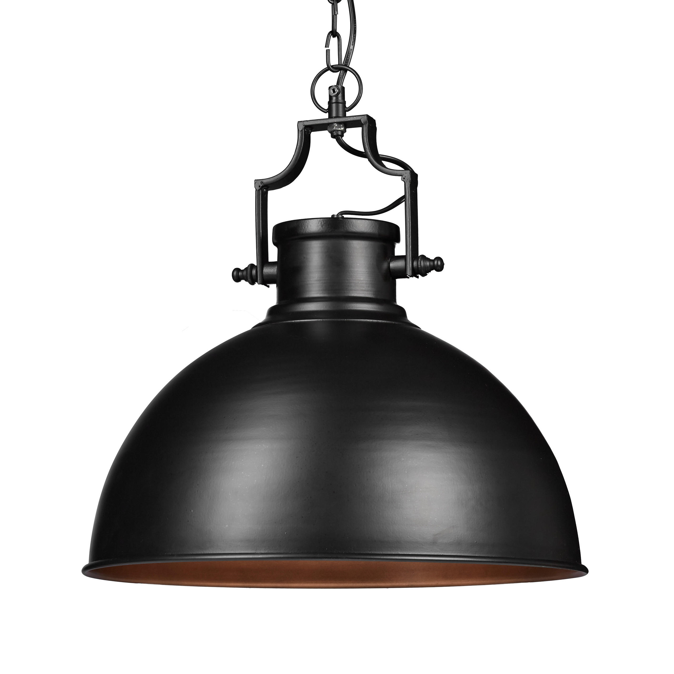 Relaxdays LAMPA Černá závěsná železo E27 industriální