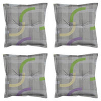 SITZKISSEN Tess 50/50 cm 4er-Set - Lila, Textil (50/5/50cm) - Madison
